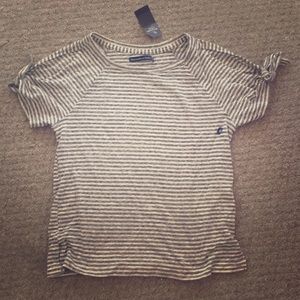 NWT Abercrombie cute short sleeve shirt top sz XS